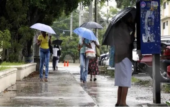 Vaguada asociada a un sistema frontal continuará incidiendo sobre el país, favoreciendo lluvias en diferentes provincias