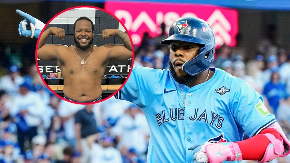 Vladimir Guerrero Jr. presume de mejora física en la temporada baja