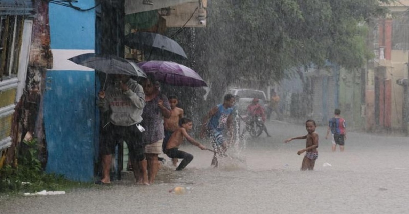 Para hoy se producirán aguaceros en distintas provincias del país; alertas sobre posibles inundaciones