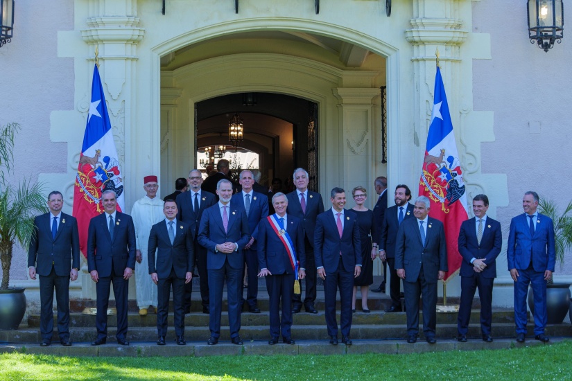 Presidente Abinader participó de la investidura de su homólogo chileno José Antonio Kast 