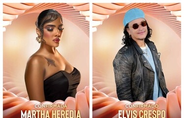Grandes figuras de la música se siguen sumando a Premios Soberano; Martha Heredia y Elvis Crespo pasan a la lista