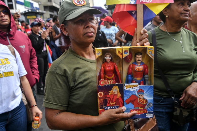 Cientos de chavistas marchan en Caracas para exigir la liberación de ...