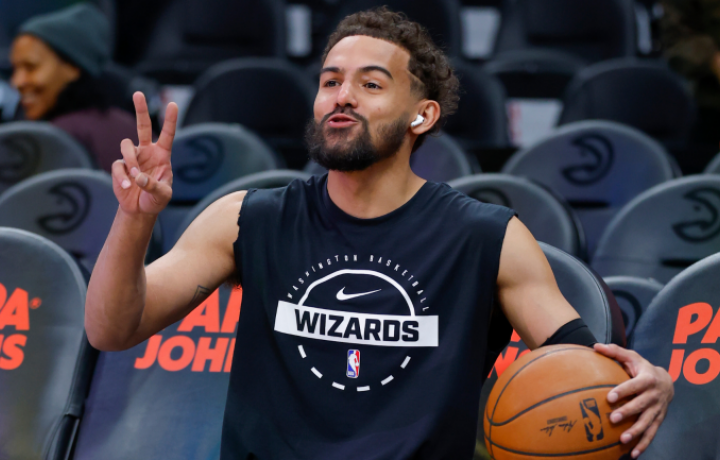 El base Trae Young en debuta hoy con los Washington Wizards 