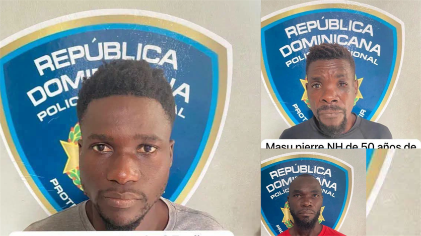 Policía Nacional apresa a tres nacionales haitianos acusados de asesinar a palos a exregidor en una finca de Dajabón
