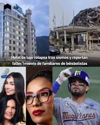 Esposa e hija de ex pelotero de Grandes Ligas, venezolano mueren en colapso de un hotel  en Venezuela