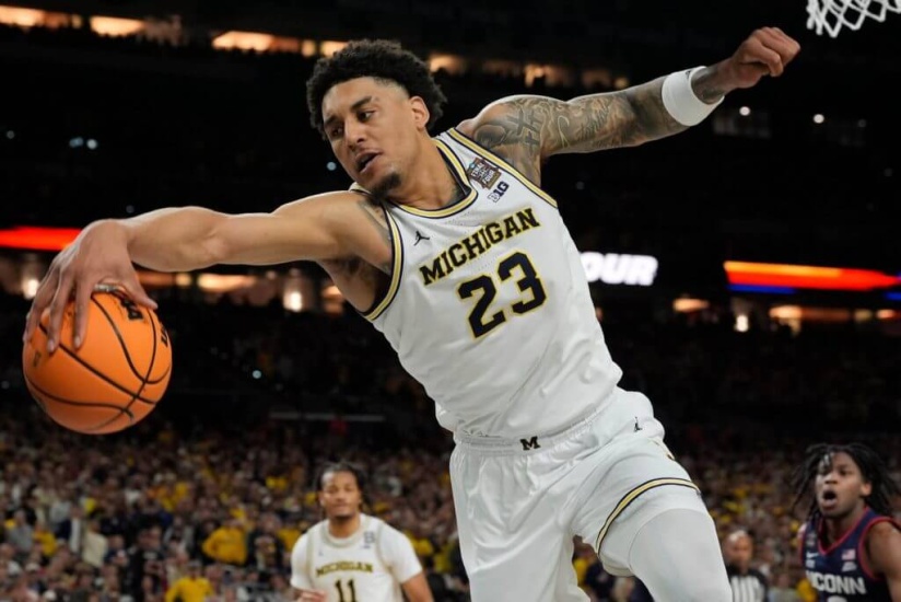 Dominicano Yaxel Lendeborg seleccionado por los Warriors de Golden State en el Draft de la NBA 2026