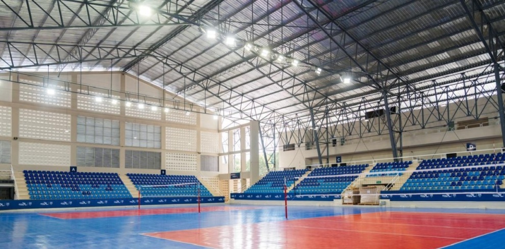 Entregó remodelado el Pabellón de Balonmano,en el del Parque del Este, listo para  Juegos Centroamericanos