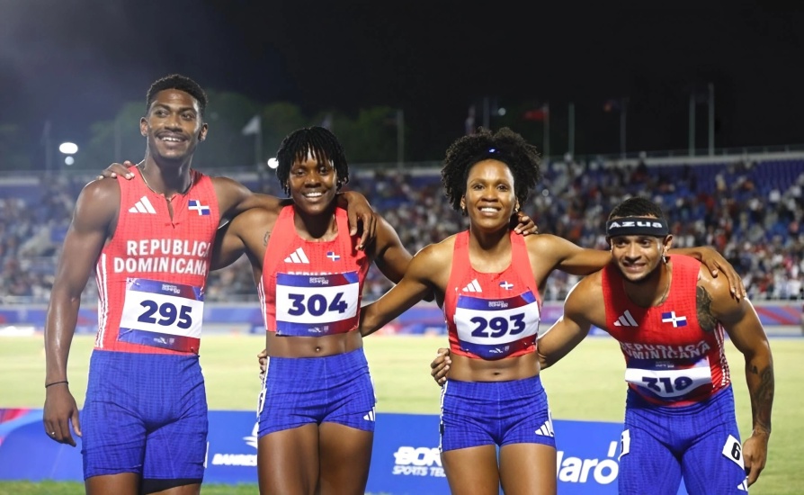 Jornada de ayer lunes en juegos centroamericanos y del caribe 2026; Marileidy Paulino lidera relevo mixto 4×400 al oro