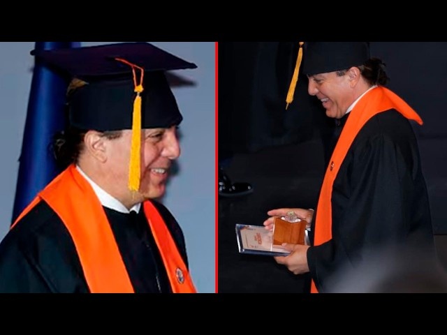  Cantante mexicano Cristian Castro ya es bachiller a los 51 años; piensa ir a la universidad