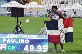 Marileidy Paulino pulveriza  los 400 metros con récord y gana oro;  Gabriel Moronta se corona rey de los 400 metros planos