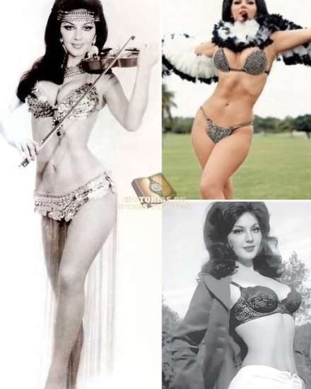 Olga Breeskin, artista mejicana de gran popularidad, conocida como La Venus del violin
