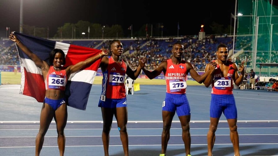 República Dominicana recupera medalla del relevo mixto 4×100 tras apelación