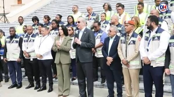 Presidente Luis Abinader felicita Centro de Operaciones de Emergencias (COE), y a los organismos de socorro