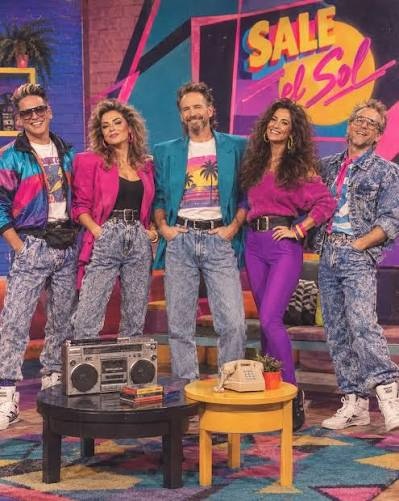 Abinader y Raquelse suman a la ola viral de “Trend de los 80”