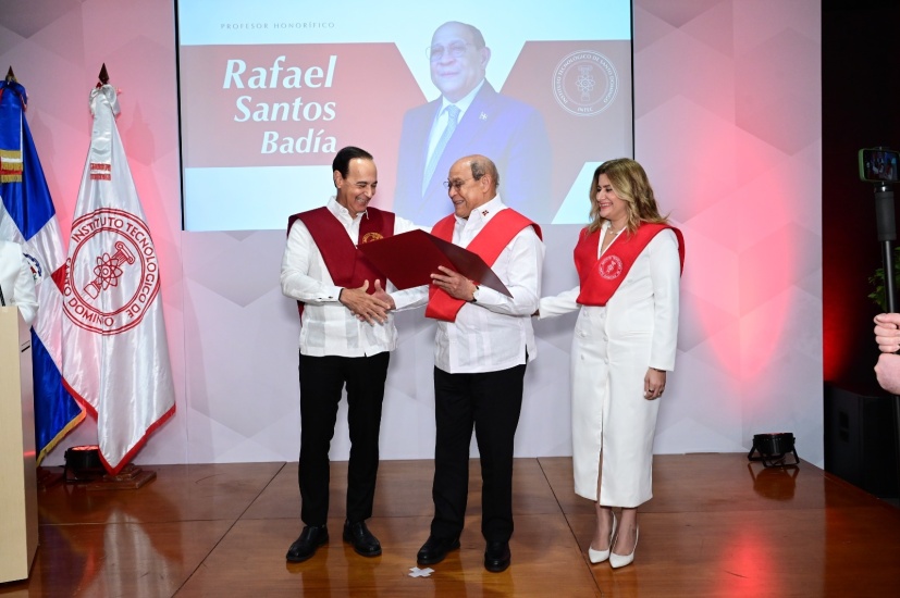 INTEC reconoce a Rafael Santos Badía como Profesor Honorífico; llama a universidades transformar la educación