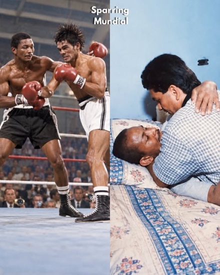 Mano de Piedra Duran y un momento de vida con su gran rival Estebán de Jesús