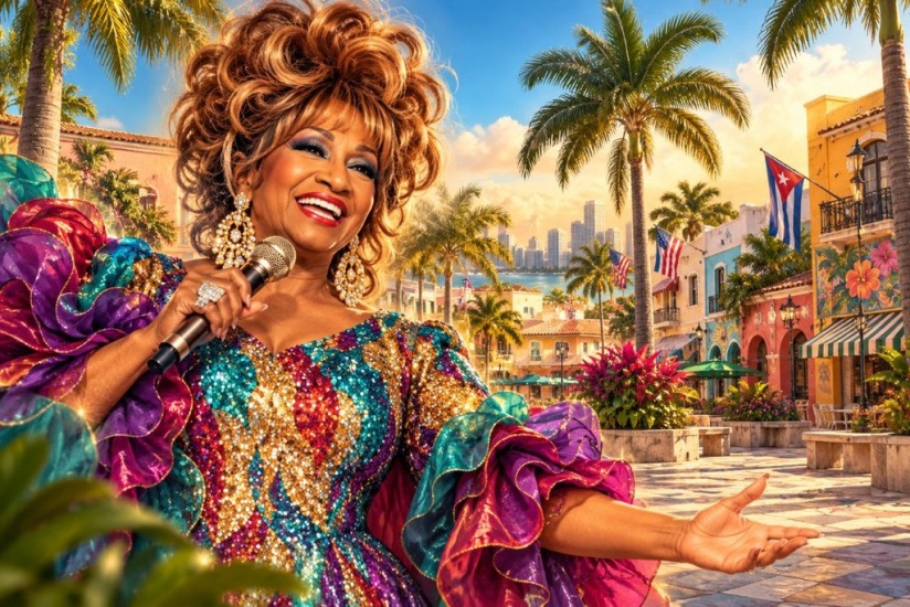 Celia Cruz tendrá su "Plaza Azúcar" en Miami: el tributo a la Reina de la Salsa en la Calle Ocho de la Pequeña Habana